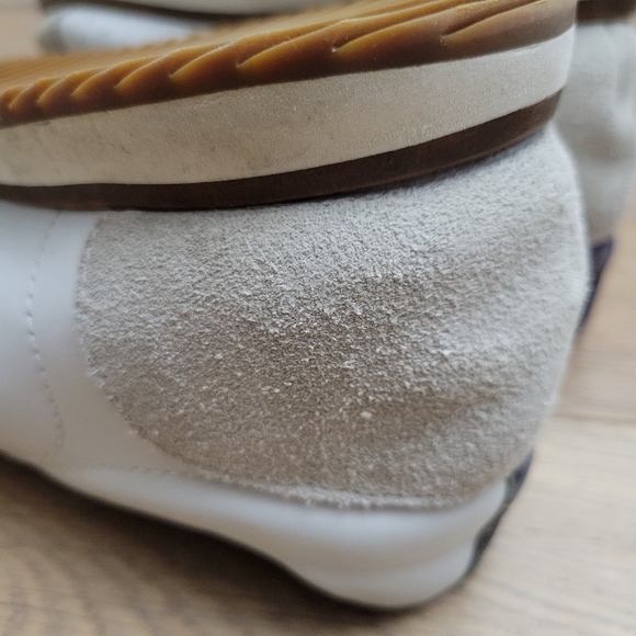 Banana Republic Thane Leather Trainer Sneaker White Leather Sz. 10M - Picture 8 of 16